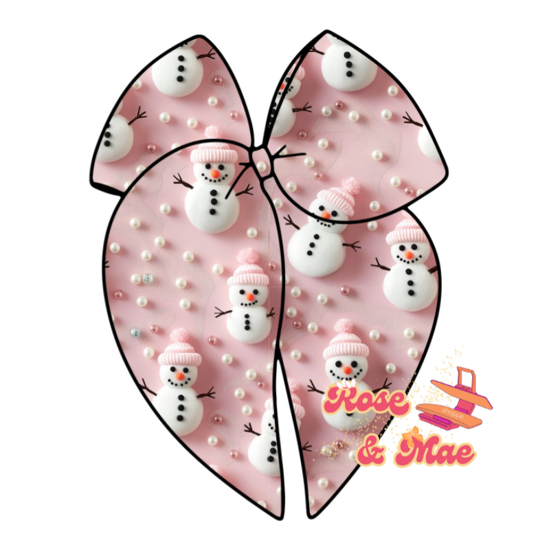 Pink Snowman