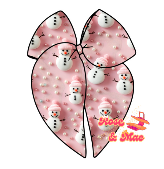 Pink Snowman