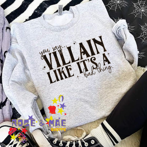 You Say Villain ...
