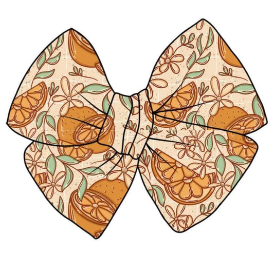 Orange floral