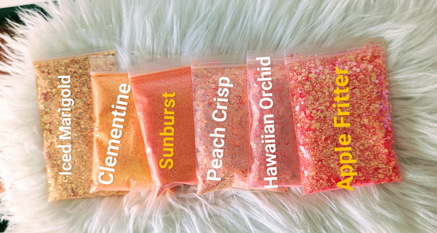Orange Passion Glitters