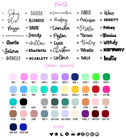 Personalized Bow Preorder