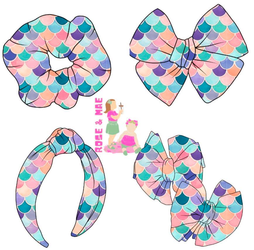 Pastel Mermaid scales