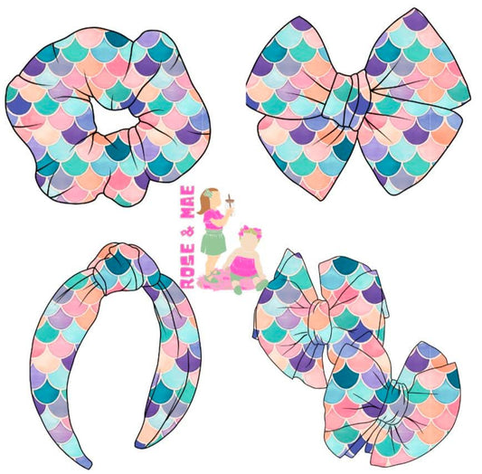 Pastel Mermaid scales