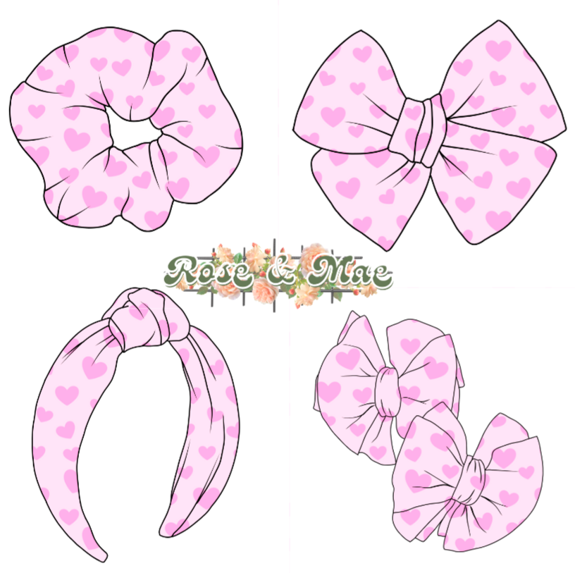 Pink hearts