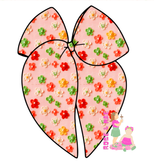 Flowers on Peach
